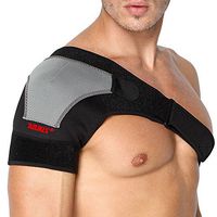 HuntGold Sports Single Shoulder Support Brace Joint Rotator Cuff Compression Sleeve Protective Gear Protection(Right)