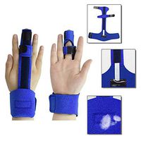 Vansun 3D Finger Splint | Finger Guard Wrap, Extended Aluminum Supported Fracture Clamp, Full Waist Brace, Adjustable Fingerfix Clamp-for Fracture, Sprain, Makket, Tendonitis, Trigger Broken Recovery