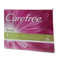 Carefree Pantiliners for Thongs with Stay Put Wings, Unscented, Light 98 ea