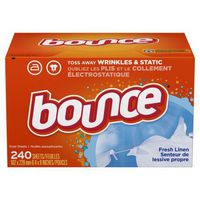 Bounce Dryer Sheets, Fresh Linen, 240 Count - 2 Pack