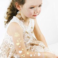 Illume Partyware Celebrate Happiness Metallic Party Tattoos - Sparkle Set