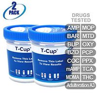 MiCare [2pk] - 14-Panel Multi Drug Test Cup (AMP/BAR/BUP/BZO/COC/mAMP/MDMA/MOP/MTD/OXY/PCP/PPX/TCA/THC with A3) #MI-TDOA-1145A3