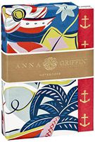 Anna Griffin Seafarer Notebooks, 4 Assorted Books with Lined Pages
