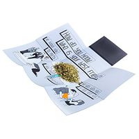 CASE ON IT Folding Rolling Tray. Small, Smell Proof, Easy to Carry with Crazy Designs (Best Friend, 1 Unit)