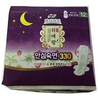 Bodyfit Guierang Feminine Sanitary Napkins, Sanitary Pad (Over-Night (33cm) 12p)
