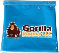 Vinyl Sand Bag, Support/Anchor for Inflatables, Bounce Houses and Tents (Light Blue, 6 Pack)