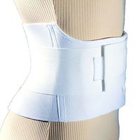 Elastic Pocket Wraparound Lumbosacral w/Cinch Strap Short Front Back Support Brace 981 (S)