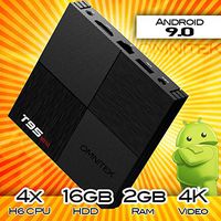 Android 9.0 TV Box, T95 Mini PC Android Box 2GB RAM 16GB ROM H6 Quadcore Smart TV Box 2.4GHz WiFi 3D 6K Streaming Media Player (2GB/16GB)