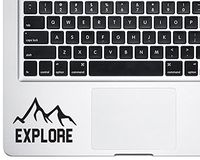 Explore Mountains MacBook Laptop Vinyl Decal Sticker Car Sticker
