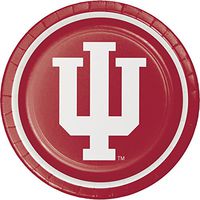 Indiana University Paper Plates, 24 ct