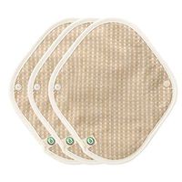 think ECO [3-Pads] Organic Reusable Cotton Cloth Panty Liner Pads, Menstrual Liner Pads, Sanitary Napkins, Three Pads Set (Small_3)