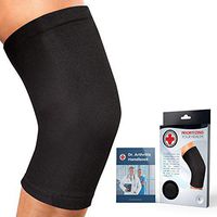 Dr. Arthritis Knee Sleeve & Doctor Written Handbook (Black, 4XL)