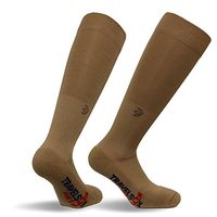 Travelsox OTC Travelsoft Graduated Compression Socks with Silver DryStat TSS 6000 Khaki, Large