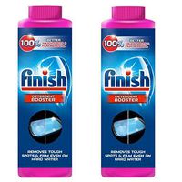 Finish Hard Water Booster Powder, Lemon Sparkle, 14oz (2 pack(14 Ounces))