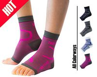 Thirty48 Plantar Fasciitis Socks, 20-30 mmHg Foot Compression Sleeves for Ankle/Heel Support, Increasing Blood Circulation, Relieving Arch Pain, Reducing Foot Swelling