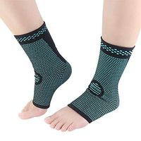 Ankle Brace Compression Support Sleeve (1 Pair), Elastic Thin Ankle Support, Ankle Wrap for Injury Recovery, Joint Pain, Etc Plantar Fasciitis Can Reduce Swelling Heel Bone Tingling (Medium)