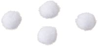 Pom Poms .25" 100/Pkg-White