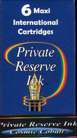 Private Reserve Refills Cosmic Cobalt 6-Pack Long Fountain Pen Cartridge Long - PR-CL-41
