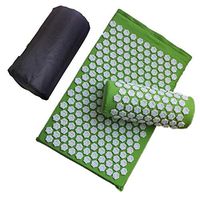 Lotus Acupuncture Massage Pads Back and Neck Pain Relief Acupressure Mat and Pillow Set Relieves Stress, Back, Neck, and Sciatic Pain