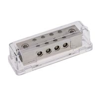 Jili Online Universal Car Audio 0GA X2 In to 8GA X8 Out Power Ground Distribution Block