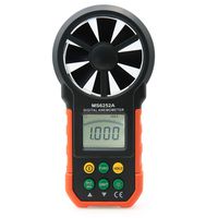 AMTAST Anemometer Handheld Wind Speed Meter Air Flow Volume Meter Kite Flying, Climbing, Fishing, Boat Sailing Wind Gauges CFM Meter with Backlight