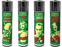 4 Clipper Leaves 2 Limited Edition Refillable Lighters