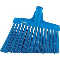 Vikan 29143 Heavy Duty Sweep Floor Broom Head, PET Bristle, Polypropylene Block, 11", Blue