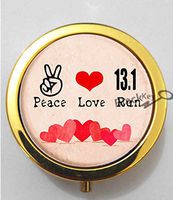 BlackKey 13.1 Marathon Running 3-Compartment Decorative Pocket Gift Box Case Organizer for Pill, Color 2 -525