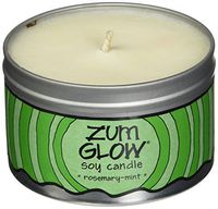 Indigo Wild Zum Glow Soy Candles, Rosemary and Mint