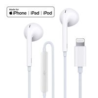 Hi-Mobiler Lightning Earbuds, MFi Certified in-Ear Headphones Earphones with Microphone and Remote Compatible with iPhone X/XS/XS MAX/XR/8/8P/7/7P/iPad Pro/iPad Air/iPad Mini/iPod