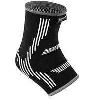 Kunto Fitness Ankle Brace Compression Support Sleeves (1 Pair) for Joint Pain, Achilles Tendon, Plantar Fasciitis, Swelling Relief, Injury Recovery (Extra Small, White-Gray)
