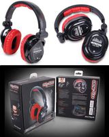 DJTECH EDJ500RED Professional DJ Headphones