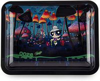 Ooze - Metal Rolling Tray - Medium 10x7.75 - Smoking Accessories - Rolling Tray - Ashtray - Rolling Tobacco Tray - Smoking Accessories Dry Herb - Tobacco Accessories (GrannyLand)