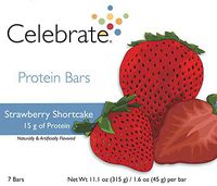 Celebrate Strawberry Shortcake Bars - 7 Count