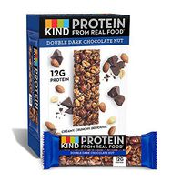 KIND Protein Bars, Double Dark Chocolate Nut, Gluten Free, 12g Protein,1.76 Ounce (12 Count)
