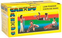 FEI 10-5211 Can-Do Low Powder Exercise Band, 6 yd. Roll, X-Light, Yellow