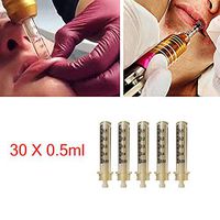 YILIAN 30PCS Syringe Ampoule Head for Hyaluron Pen Non Invasive Wrinkle Removal Injection Atomizer Tool(0.5ml)