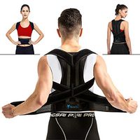 Breathable Back Support Brace - Vest for Women and Men - Straighten and Correct Posture  Corrector  Provides Lumbar Support - Adjustable (Waist 27.5-31.4 in)