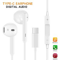 USB C Headphones ,Type C Earphones HiFi Stereo Earbuds and Noise Isolating Headset-Made Compatible with with Google Pixel 3/2/XL,Sony XZ2, OnePlus 6T,MacBook,iPad Pro MacBook Xiaomi for Huawei -White