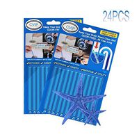 Drain Clog Remover Sticks, 24 PCS Drain Cleaner Sticks Keep Pipes Clean and Sink Odor Free Deodorizer for Kitchen Shower Sewer (Blue)