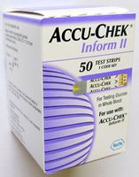 ACCU-CHEK Inform II TEST STRIPS - 1 BOX OF 50 COUNT