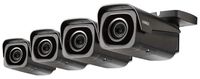4-Pack of Lorex 8MP 4K IP Motorized Varifocal Zoom Bullet Security Camera LNB8973BW, 250ft IR Night Vision, 4X Zoom