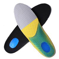 SWATOM Anti-Slip Silicone Sport Insoles Shock-Absorption Foot Pain Relief Cushion Pads