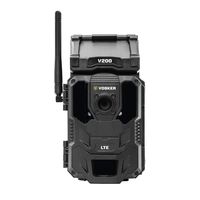 Vosker V200 LTE Wireless Outdoor Security Camera | Built-in Solar Panel | Outdoor Weatherproof, No Wi-Fi Required | Motion Activated HD Surveillance Camera | Mobile Phone Push Notifications
