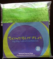 Scensibles Plus- Personal Disposal Bags for Bladder Control Products