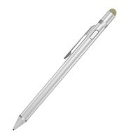 MoKo Active Stylus Pen, 2 in 1 High Precision Sensitivity Universal Capacitive Pen for iPad Mini/iPad air/iPad Pro/iPhone/Samsung Touch Screen Devices Smartphones & Tablets - Silver