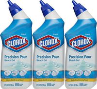 Clorox Precision Pour Bleach Gel, Original Scent, 24 Ounces, Pack of 3