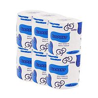 MERSDW White Silky & Smooth Soft Professional Series Premium 3-Ply Toilet Paper, Home Kitchen Toilet Tissue, Soft, Strong and Highly (6 Rolls - White)