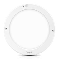 Youtob Motion Sensor LED Ceiling Light 15W 1100LM Flush Mount Round Lighting Fixture for Stairs, Porches, Closets, Basements, Hallways, Pantries, Laundry Rooms(3000K Warm White)