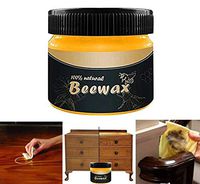 Wood Seasoning Beewax Traditional Beeswax Polish for Wood Furniture All Purpose Beewax for Wood Cleaner and Polish Non Toxic for Furniture to Beautify & Protect
